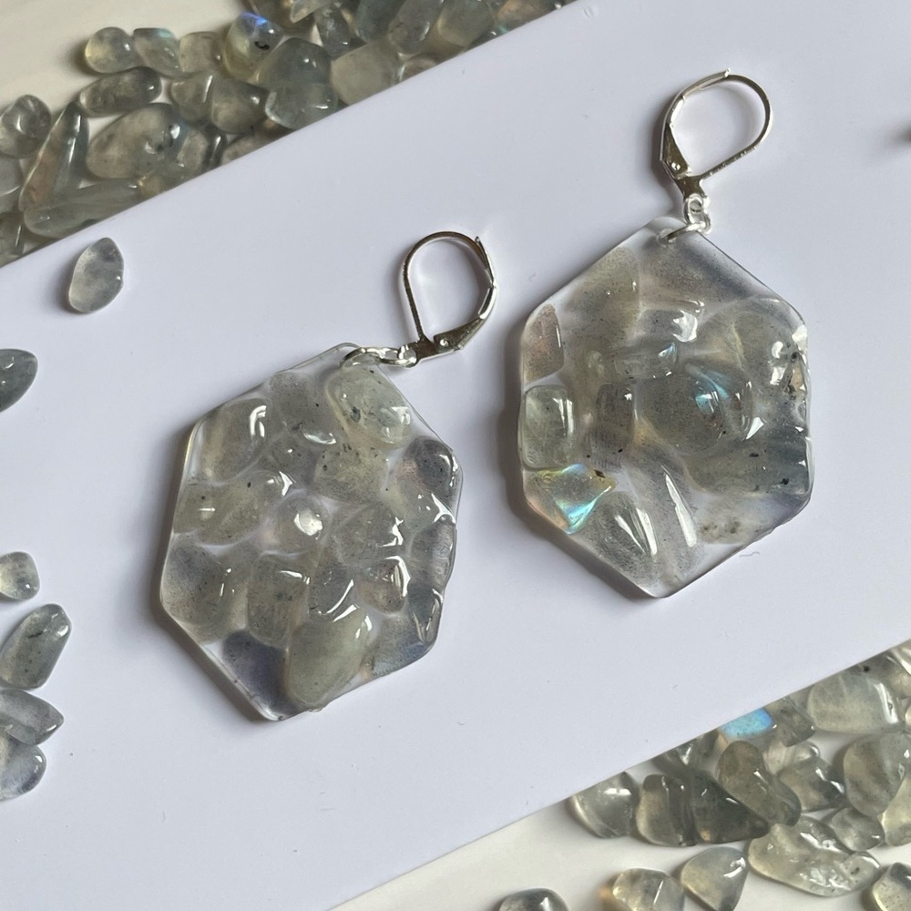 Stunning Handmade Moonstone Earrings